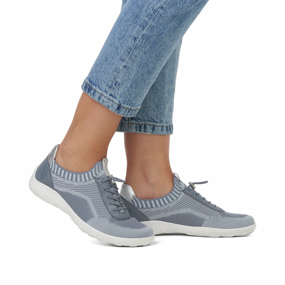 Remonte Damen Slipper - Blau