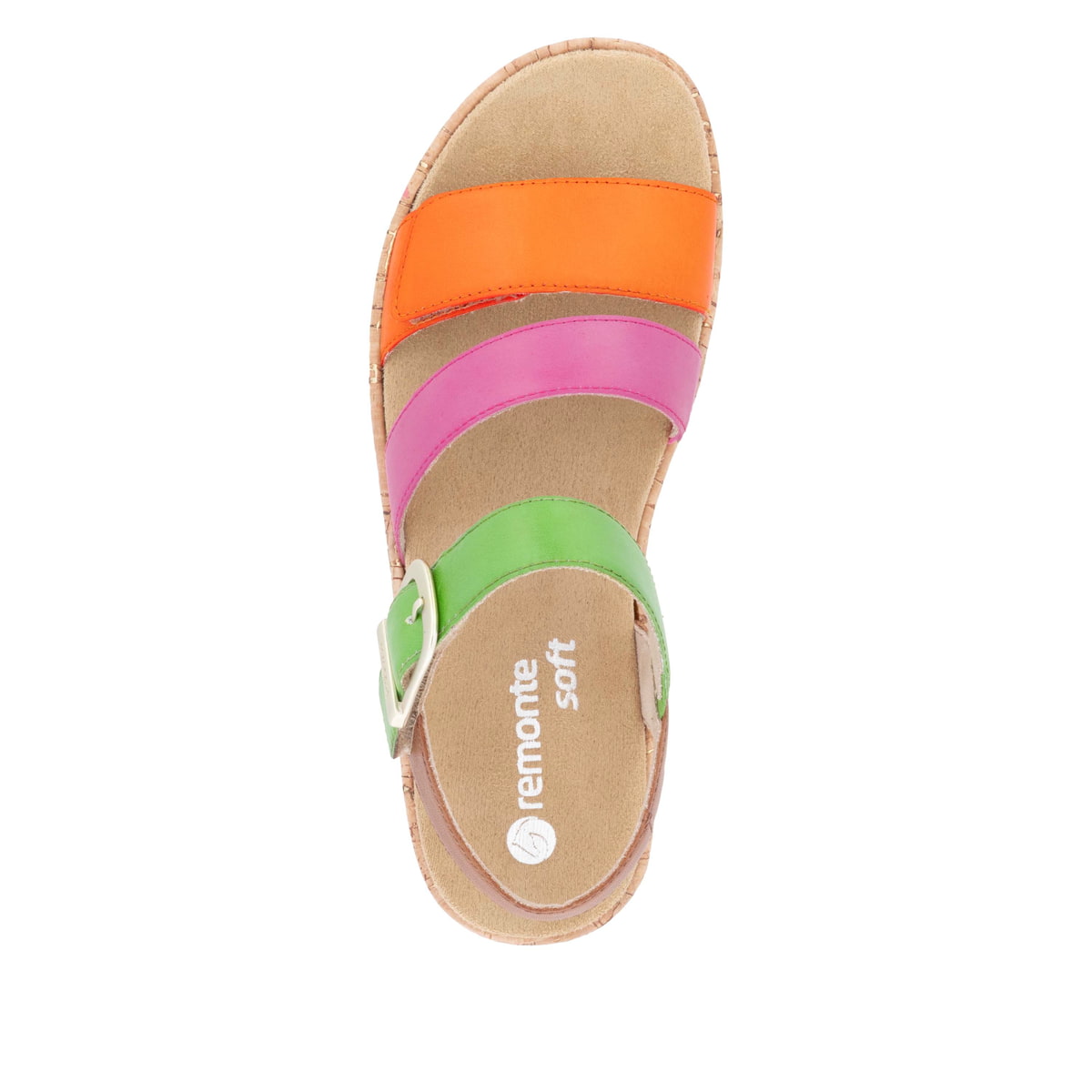 Remonte Damen Keilsandaletten - Bunt