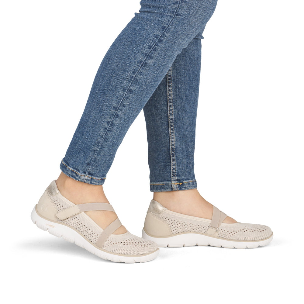 Remonte Damen Ballerinas - Beige