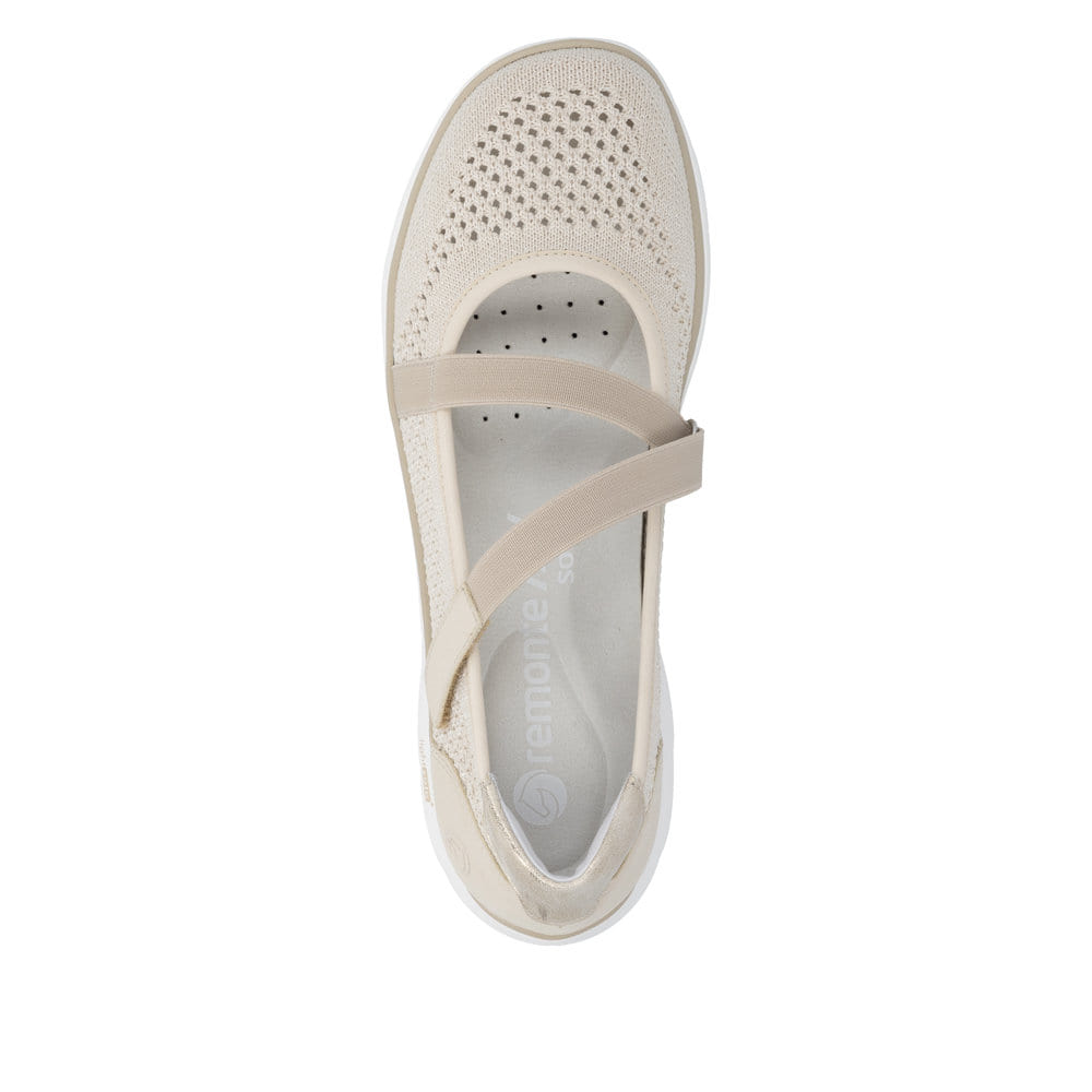 Remonte Damen Ballerinas - Beige