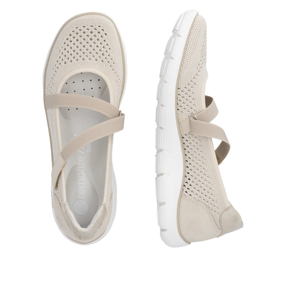 Remonte Damen Ballerinas - Beige