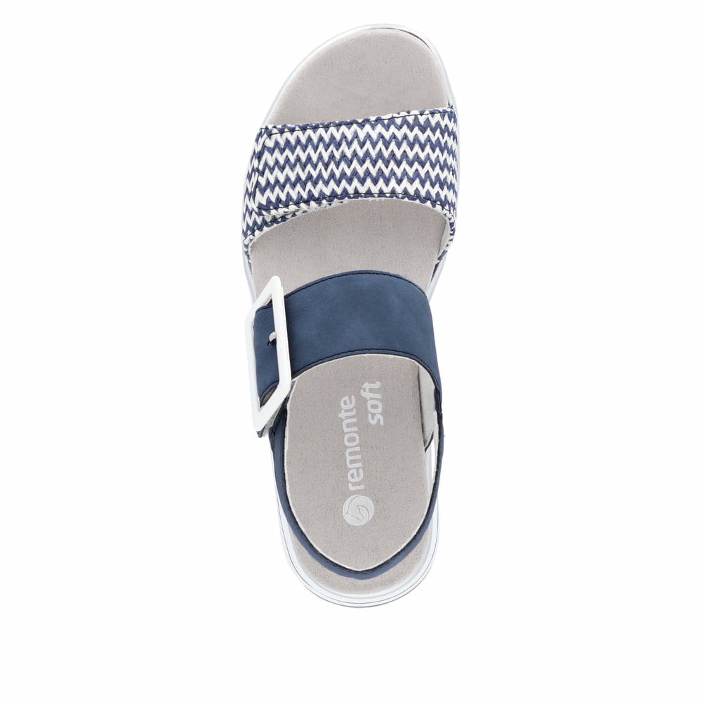 Remonte Damen Riemchensandalen - Blau