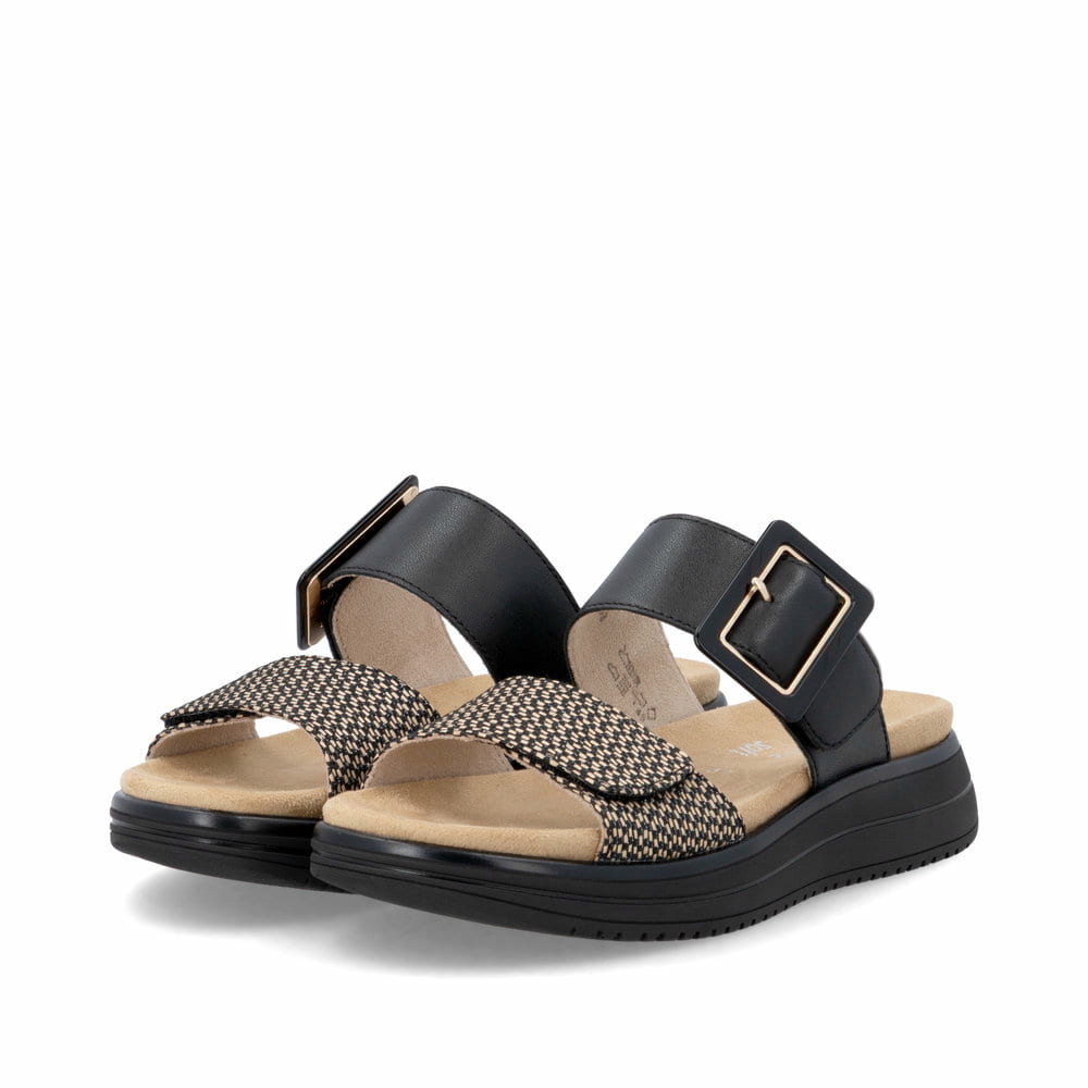 Remonte Damen Pantoletten - Schwarz