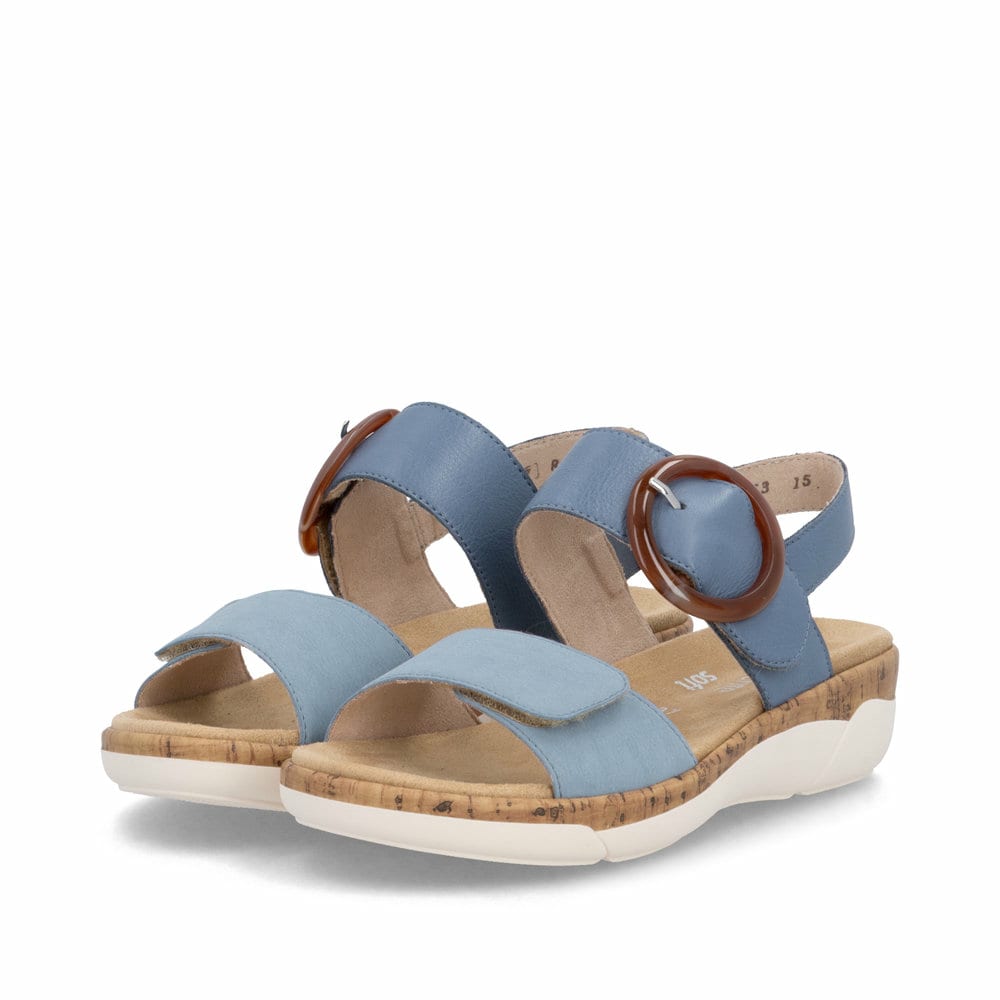 Remonte Damen Riemchensandalen - Blau