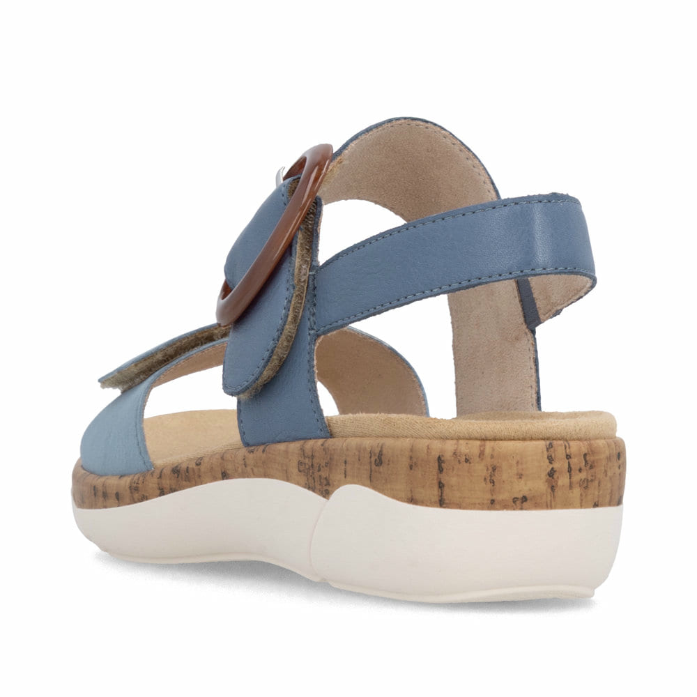 Remonte Damen Riemchensandalen - Blau