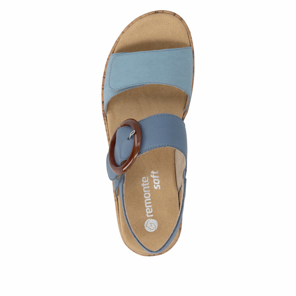 Remonte Damen Riemchensandalen - Blau