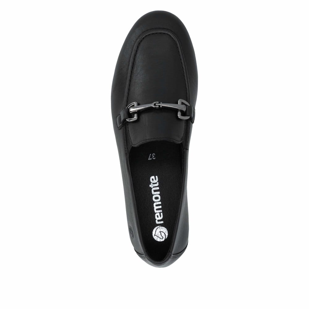 Remonte Damen Loafer - Schwarz