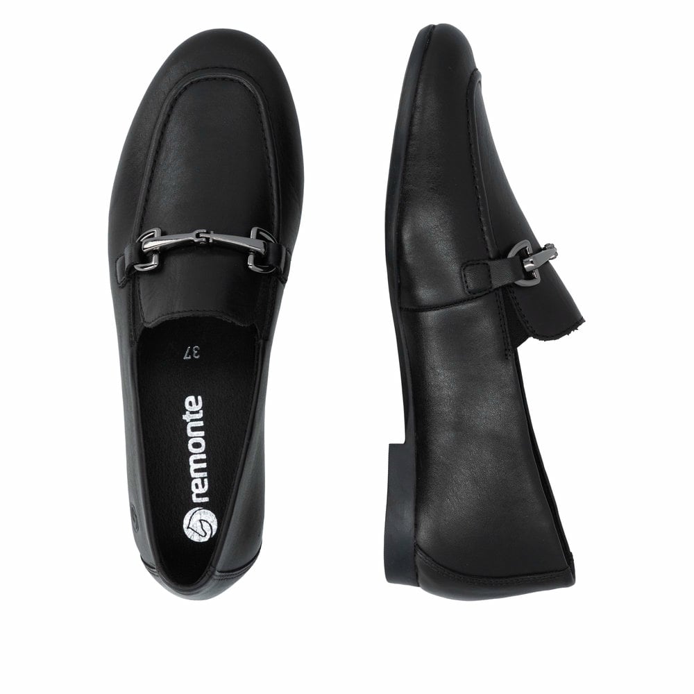 Remonte Damen Loafer - Schwarz