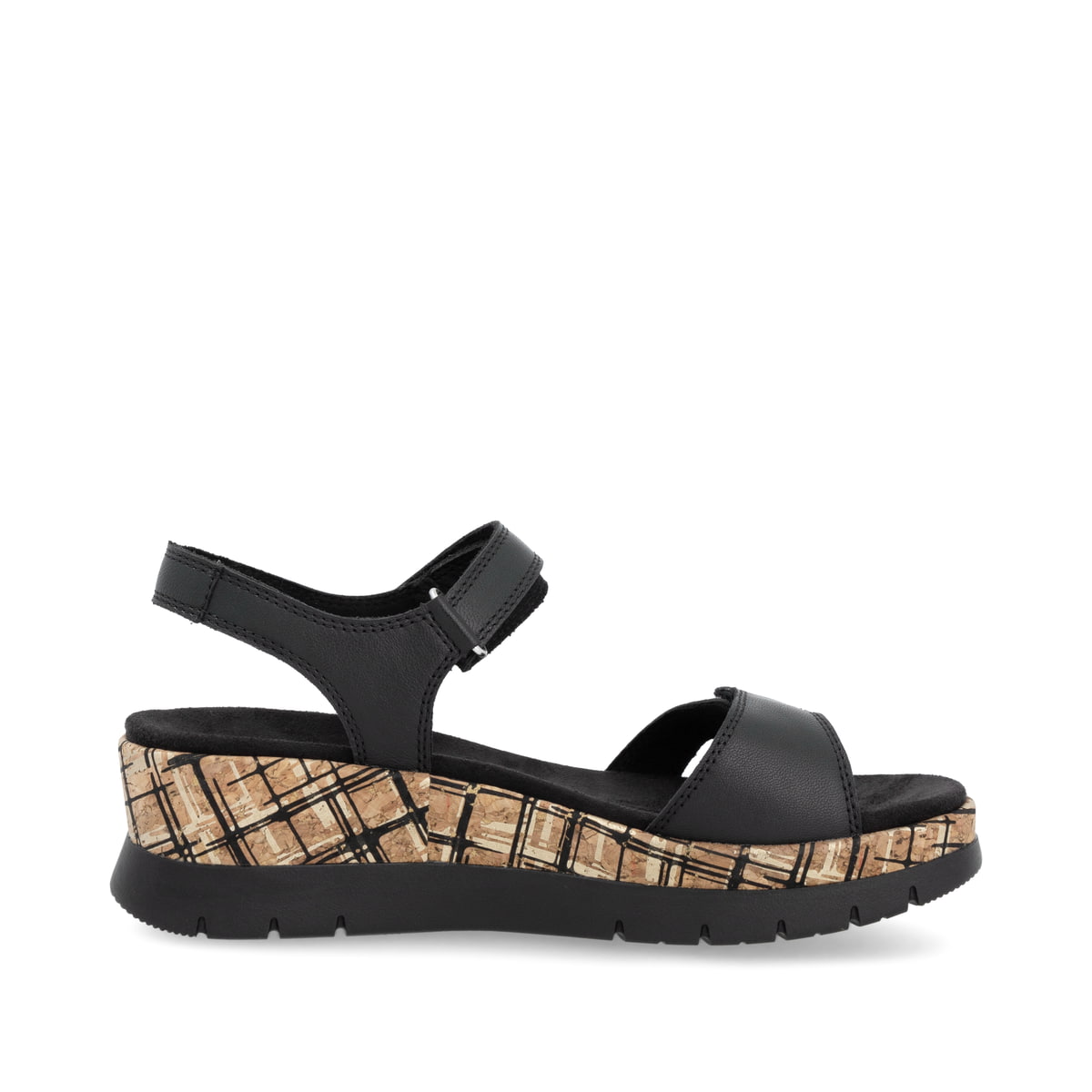 Remonte Damen Keilsandaletten - Schwarz