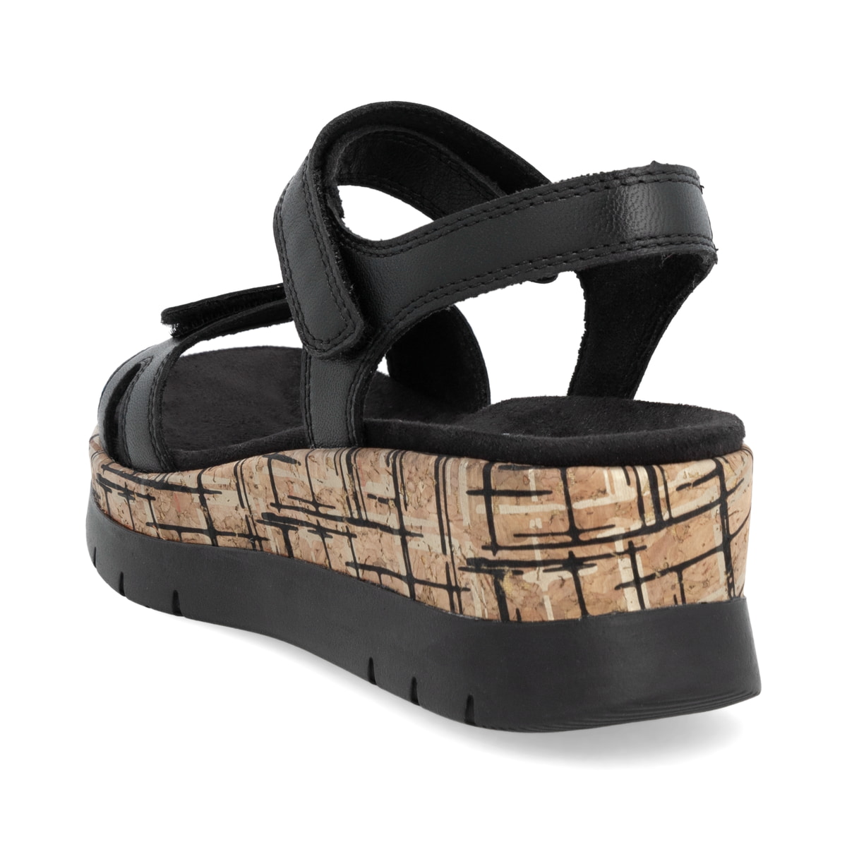 Remonte Damen Keilsandaletten - Schwarz