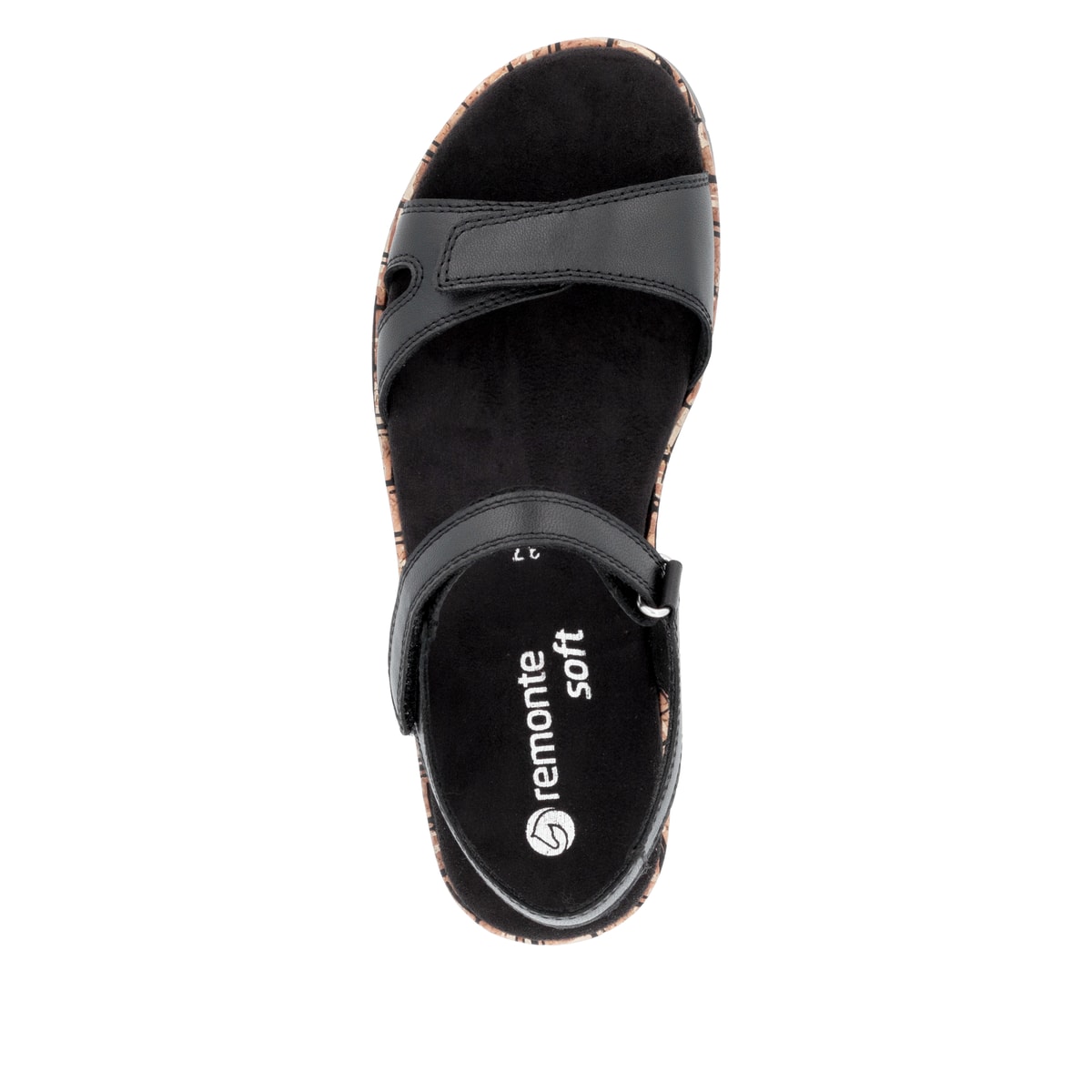 Remonte Damen Keilsandaletten - Schwarz