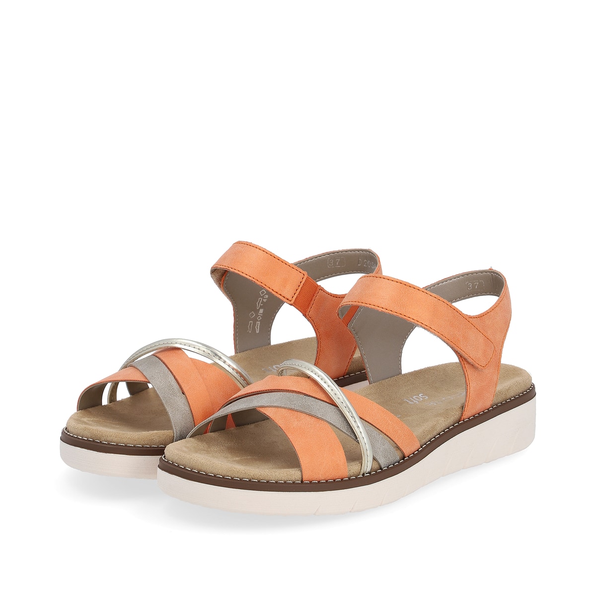 Remonte Damen Riemchensandalen - Orange