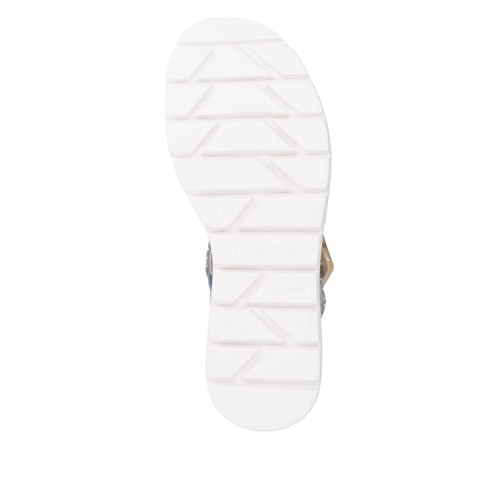 Remonte Damen Keilsandaletten - Blau