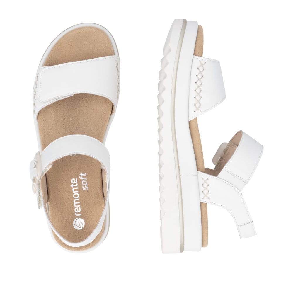 Remonte Damen Riemchensandalen - Weiss