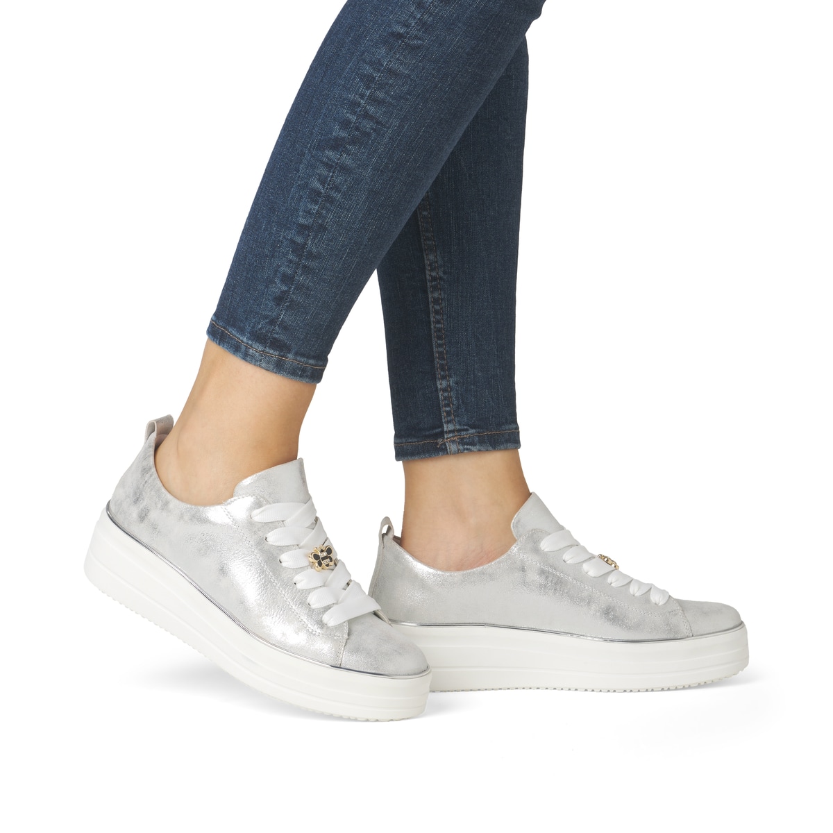 Remonte Damen Sneaker - Silber/Platin