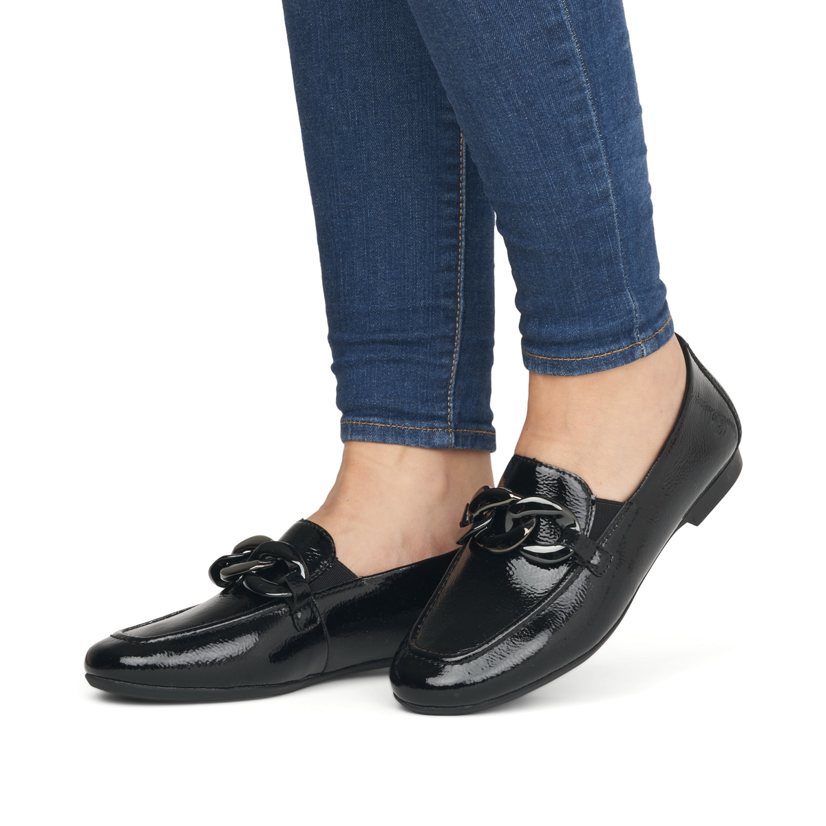Remonte Damen Loafer - Schwarz