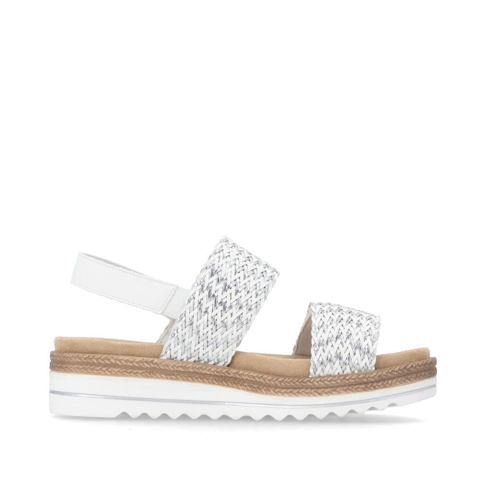 Remonte Damen Keilsandaletten - Silber/Platin
