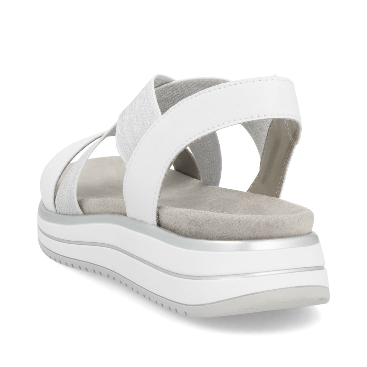 Remonte Damen Riemchensandalen - Weiss
