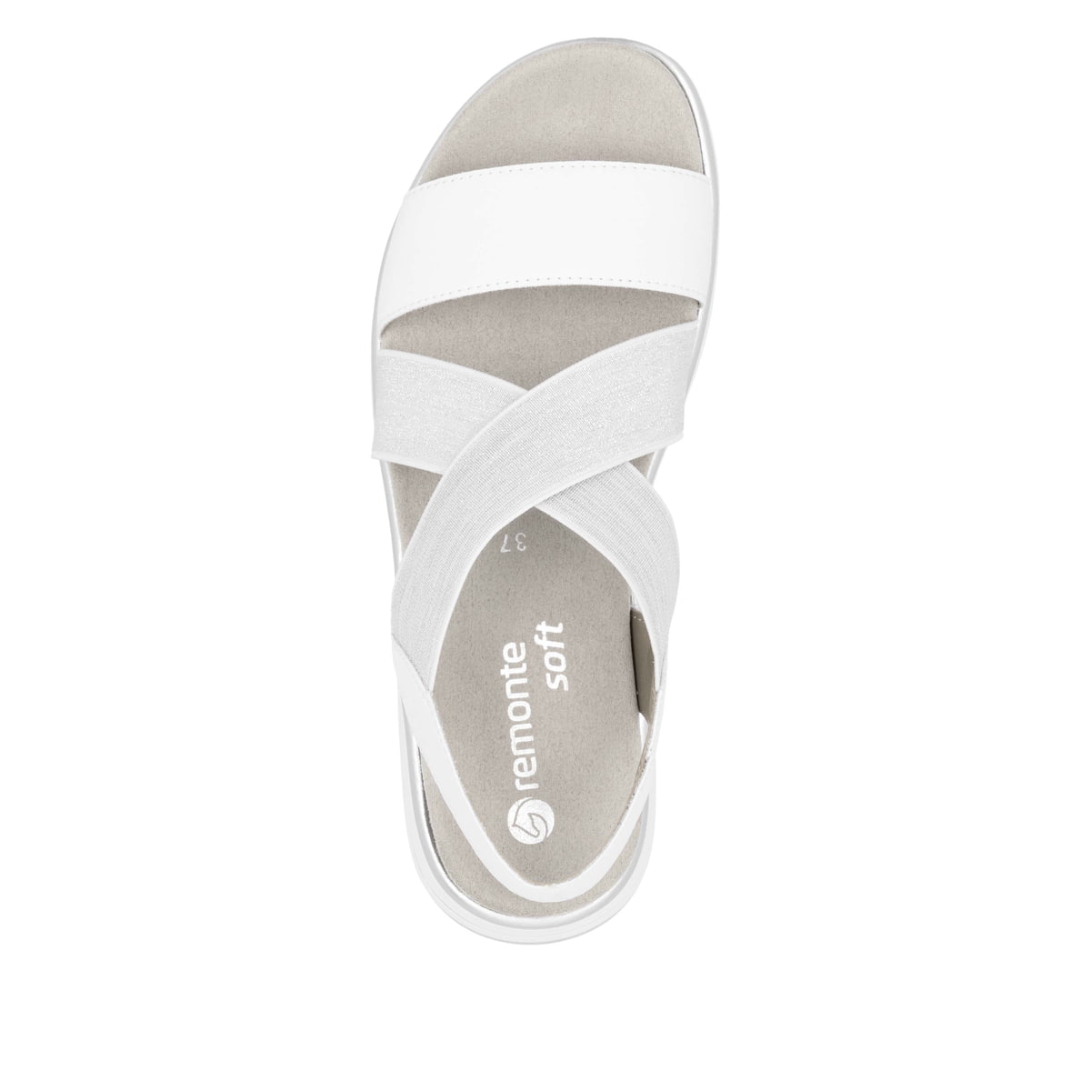 Remonte Damen Riemchensandalen - Weiss