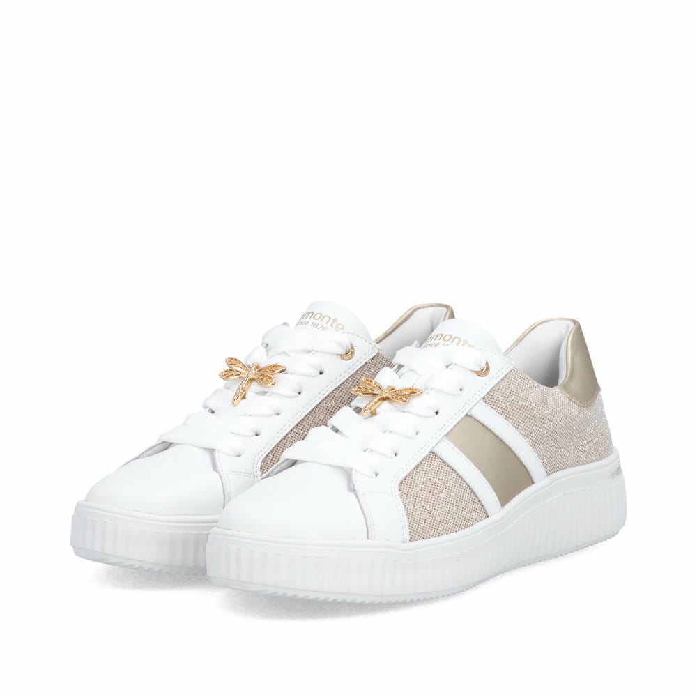 Remonte Damen Schnürschuhe - Gold