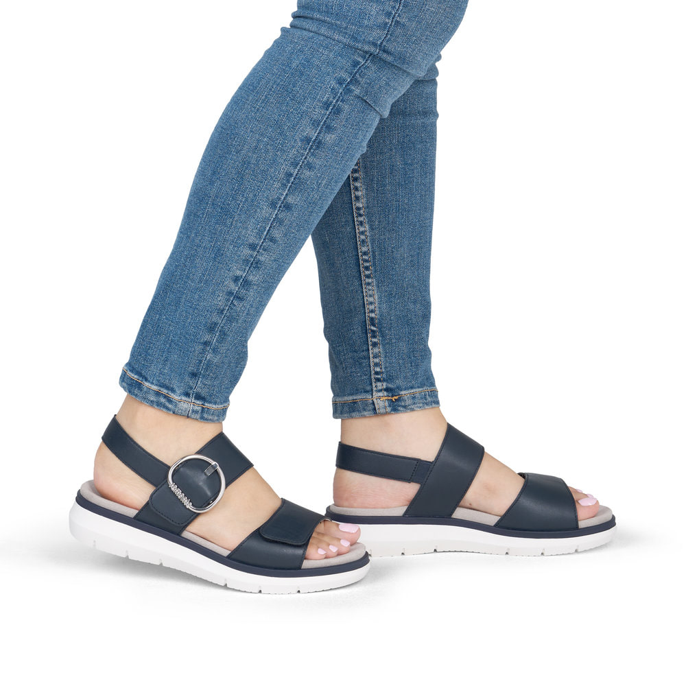 Remonte Damen Riemchensandalen - Blau