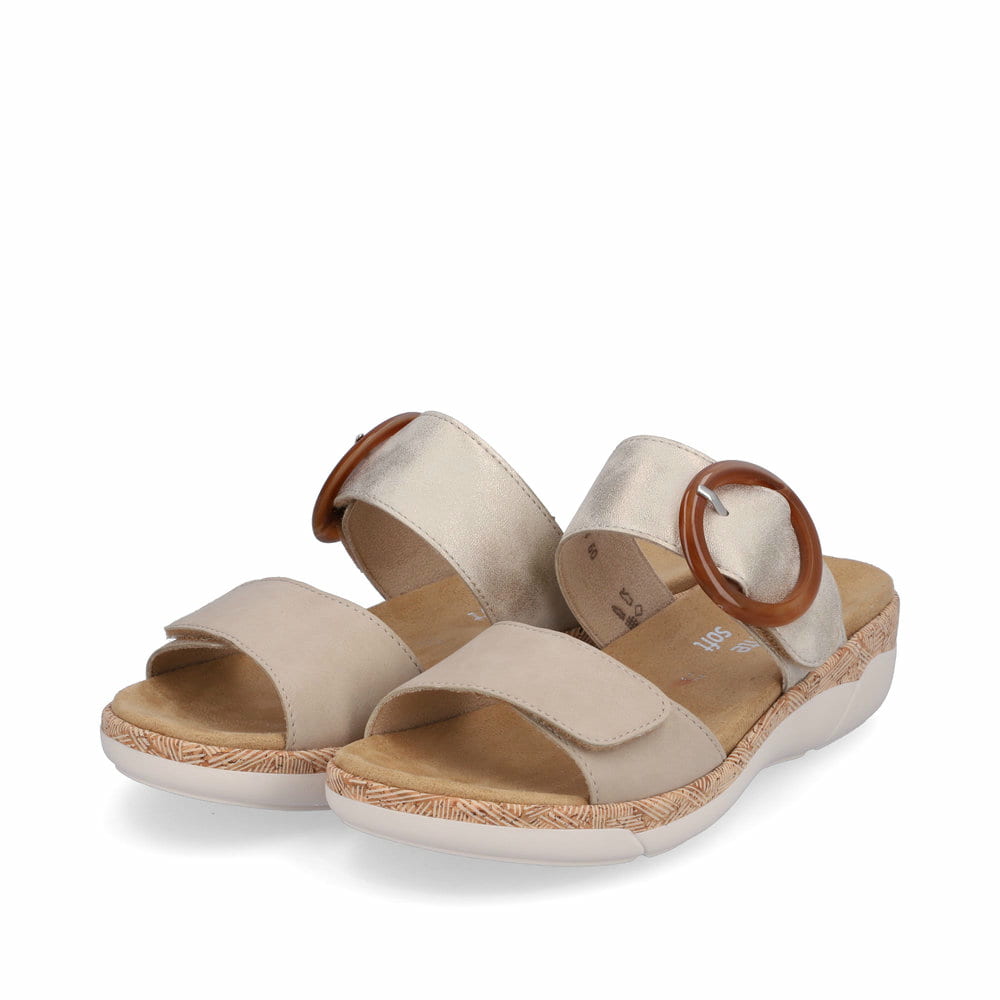 Remonte Damen Pantoletten - Beige