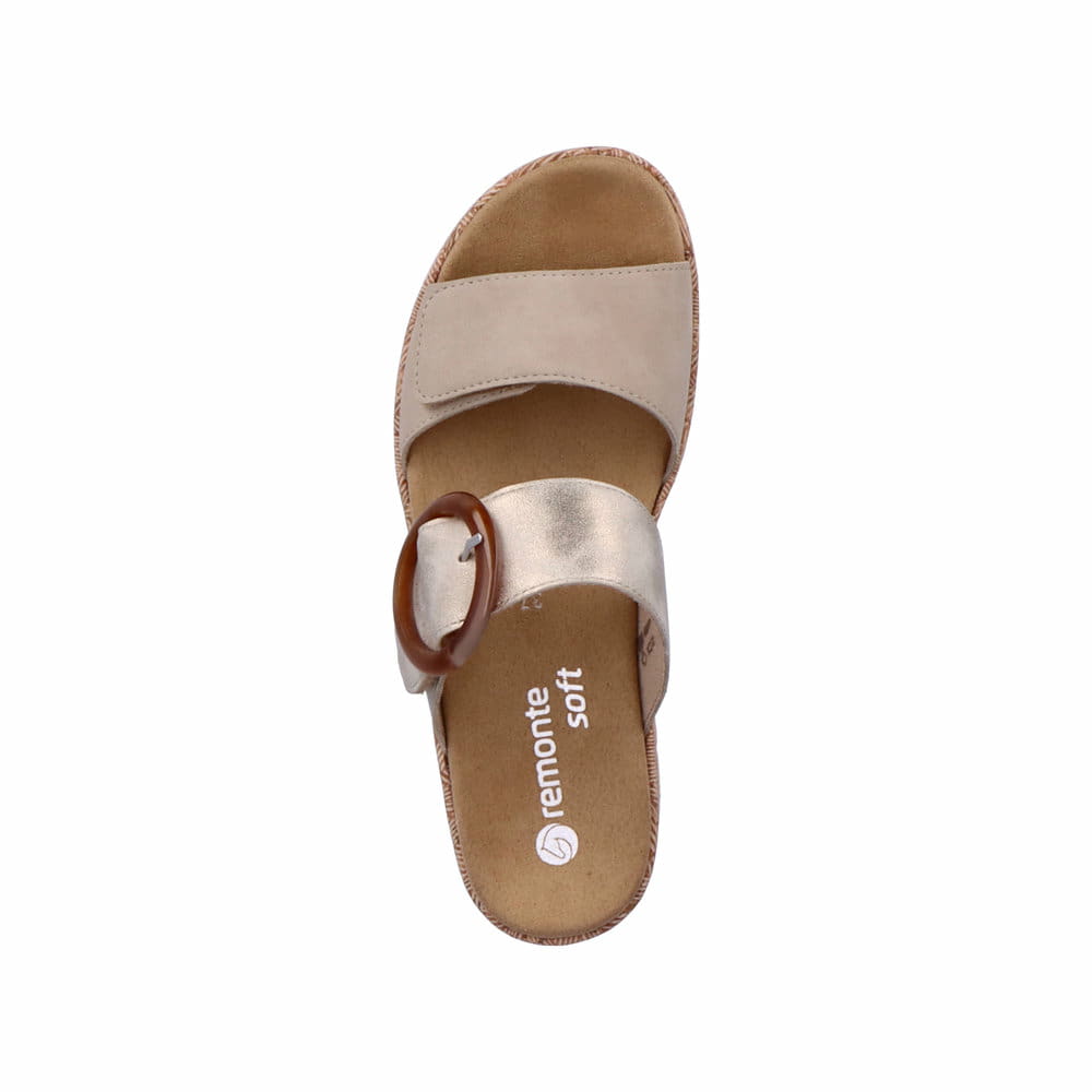 Remonte Damen Pantoletten - Beige