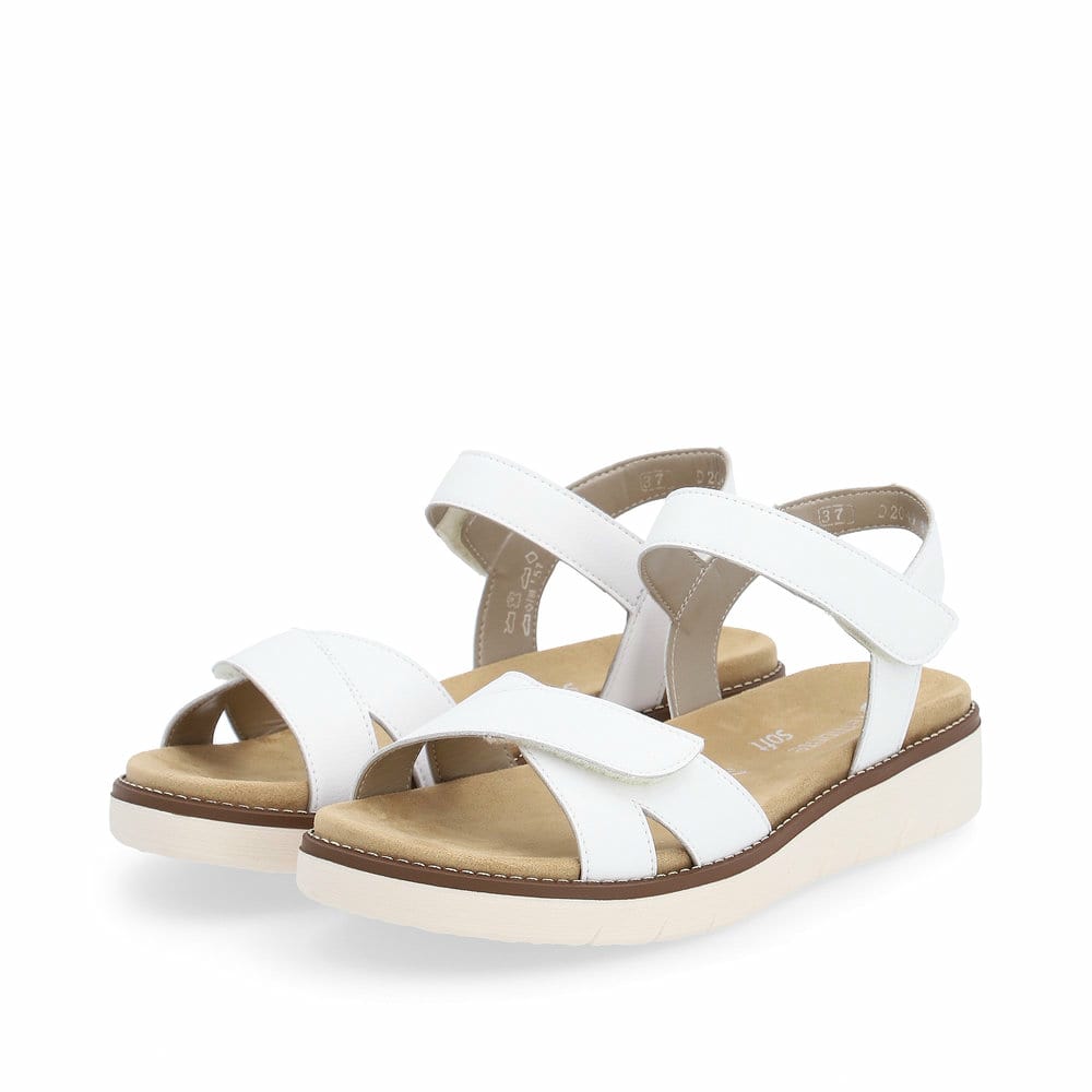 Remonte Damen Riemchensandalen - Weiss