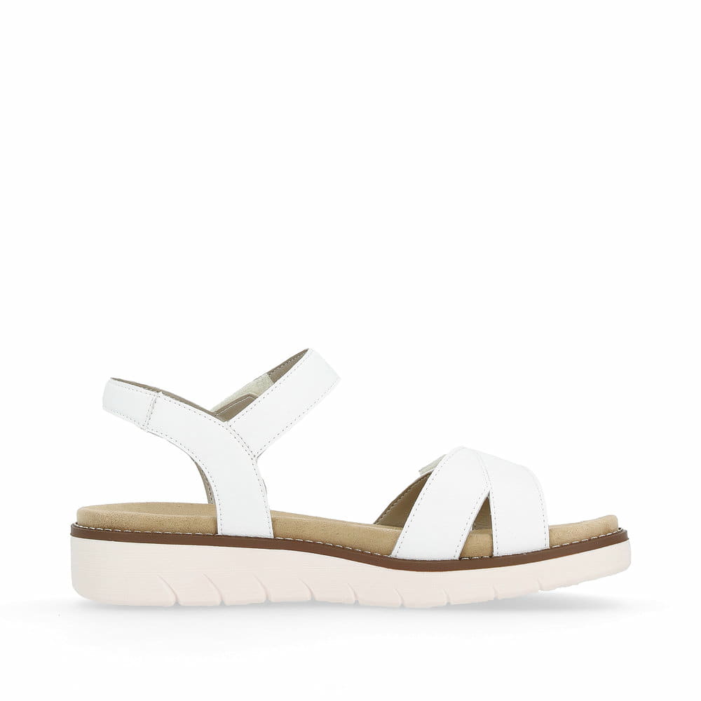 Remonte Damen Riemchensandalen - Weiss