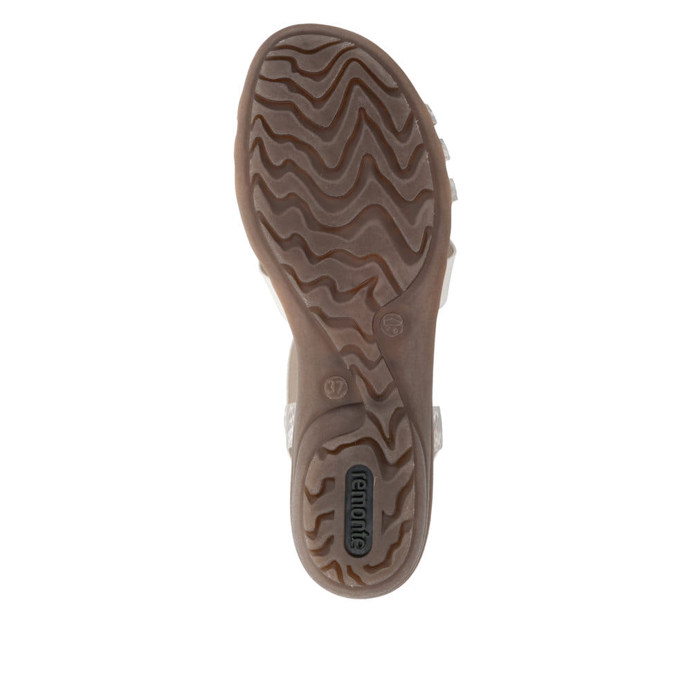 Remonte Damen Riemchensandalen - Metallic