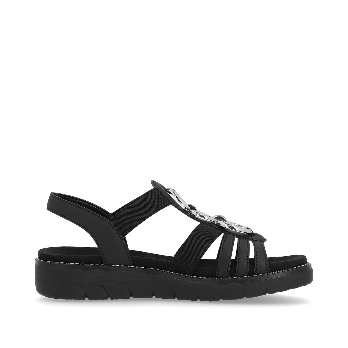 Remonte Damen Riemchensandalen - Schwarz