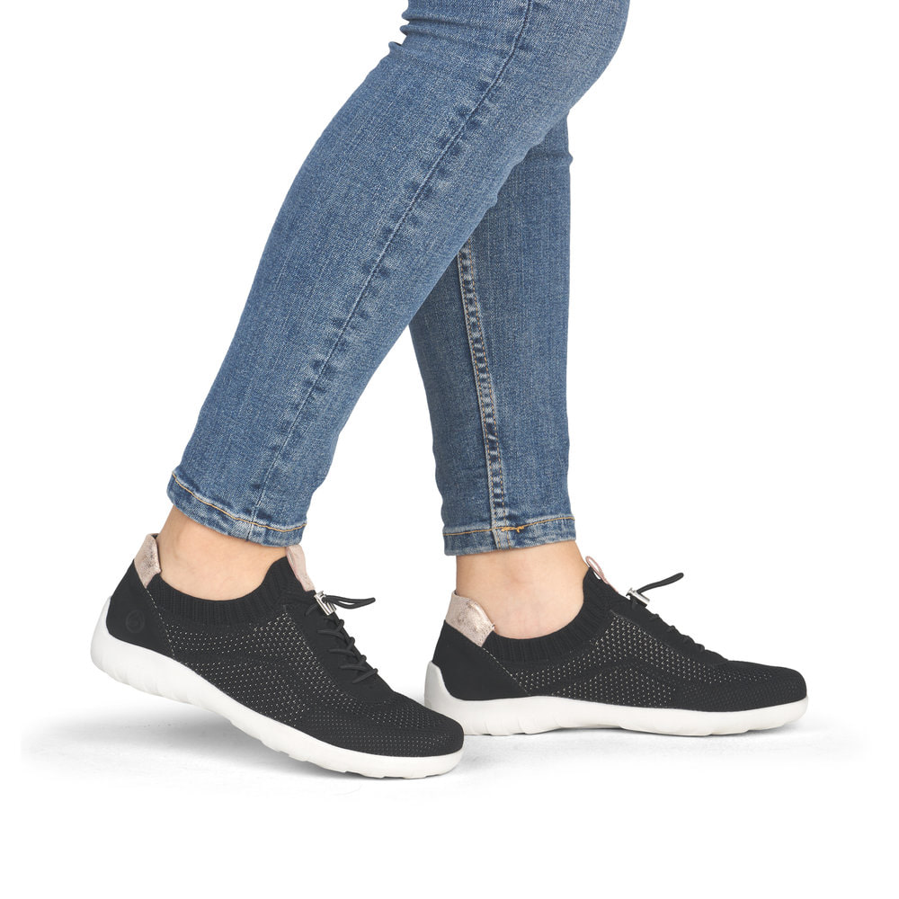 Remonte Damen Slipper - Schwarz