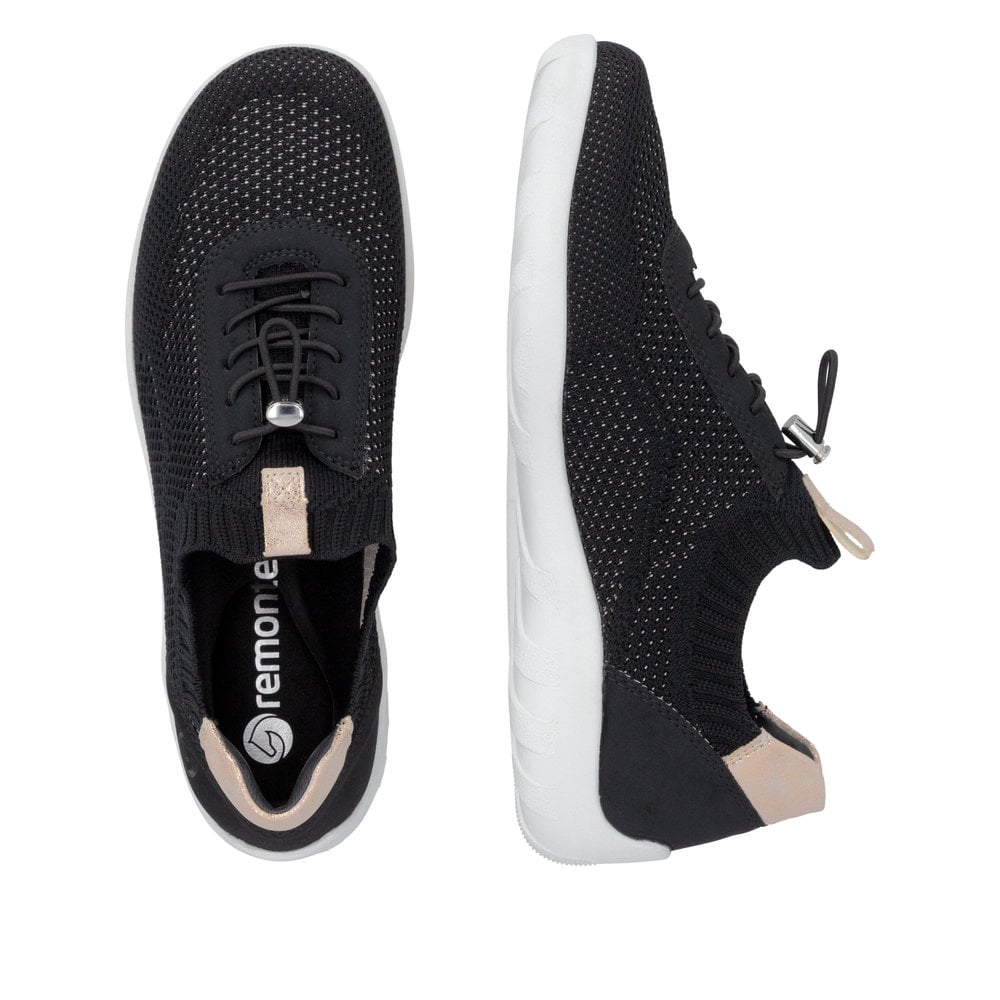 Remonte Damen Slipper - Schwarz