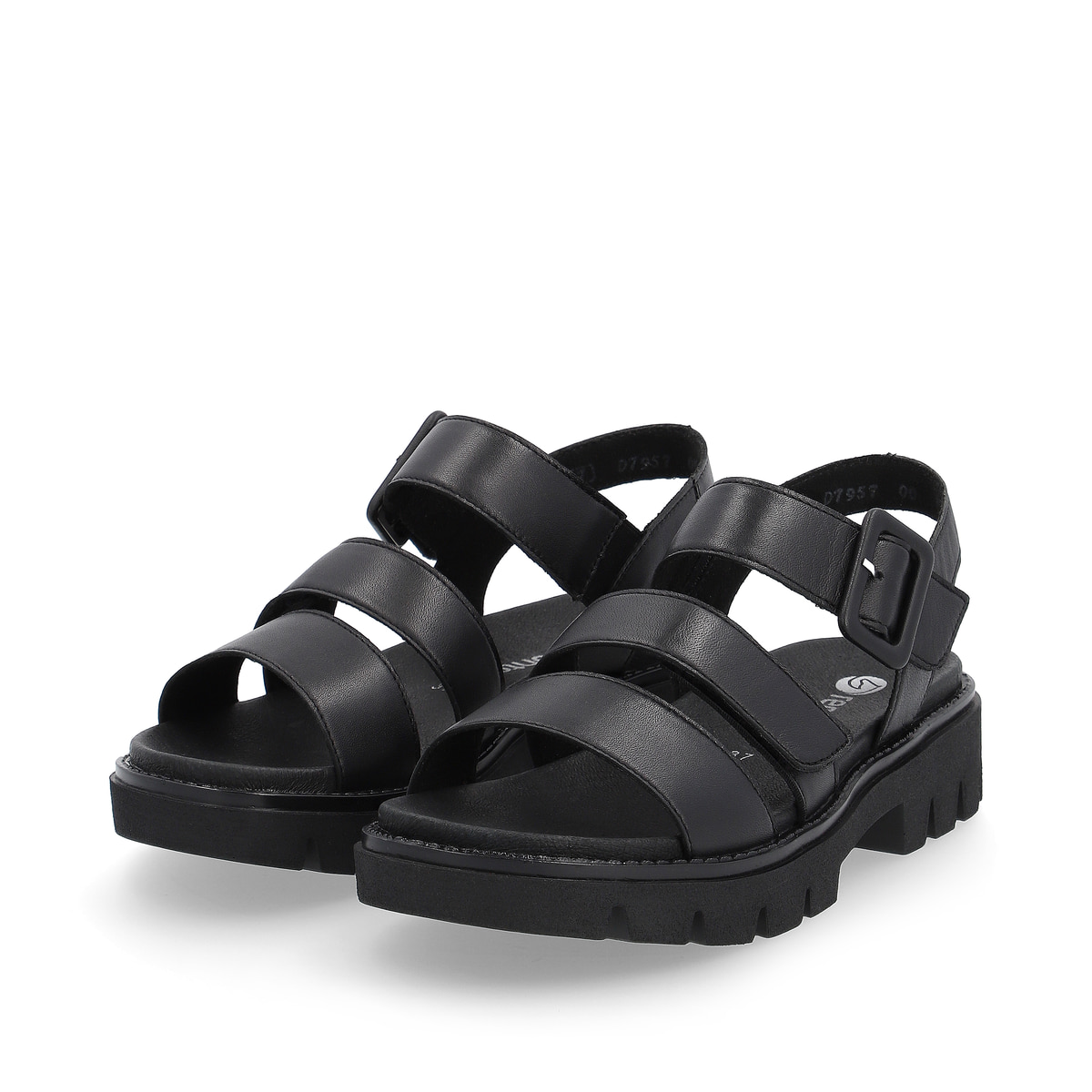 Remonte Damen Riemchensandalen - Schwarz