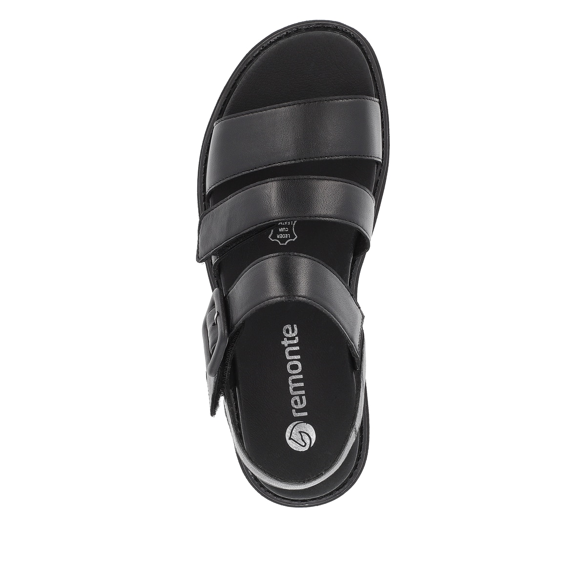 Remonte Damen Riemchensandalen - Schwarz