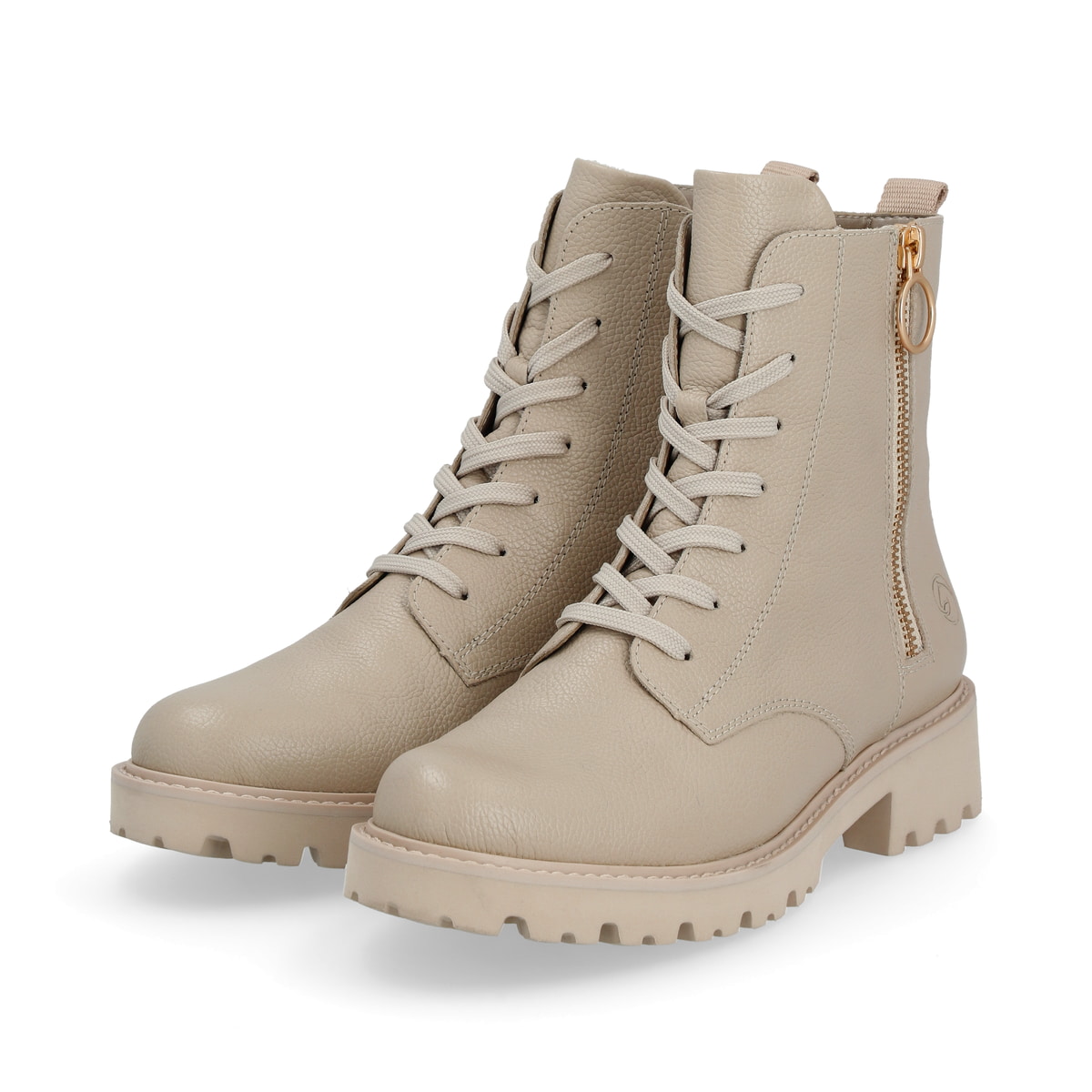 Remonte Damen Schnürstiefel - Beige