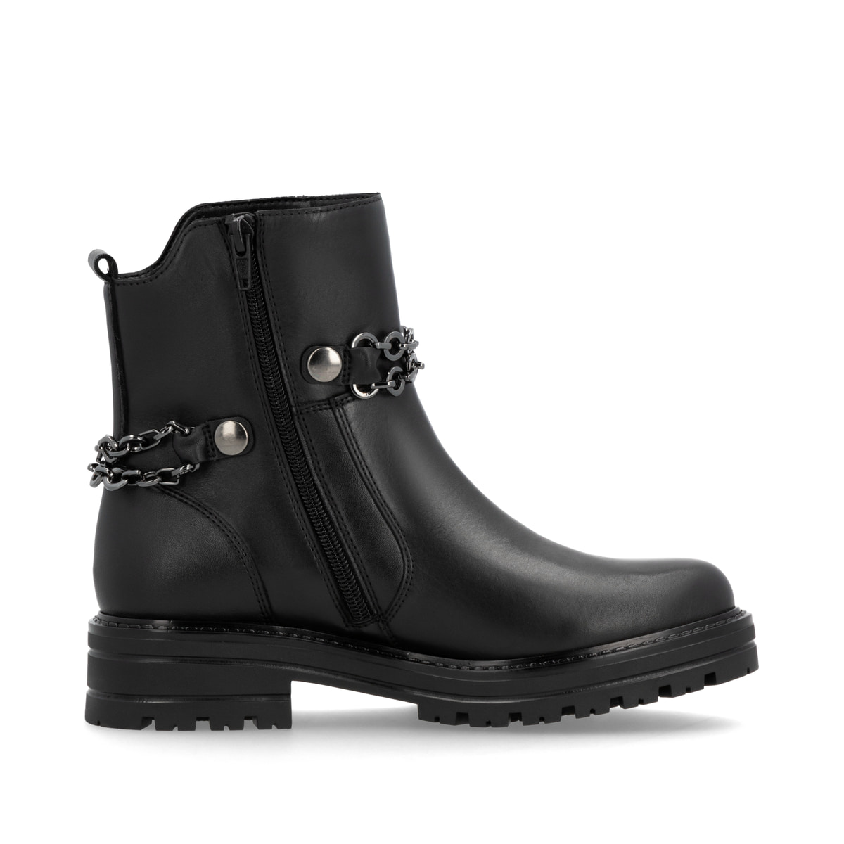 Remonte Damen Biker Boots - Schwarz