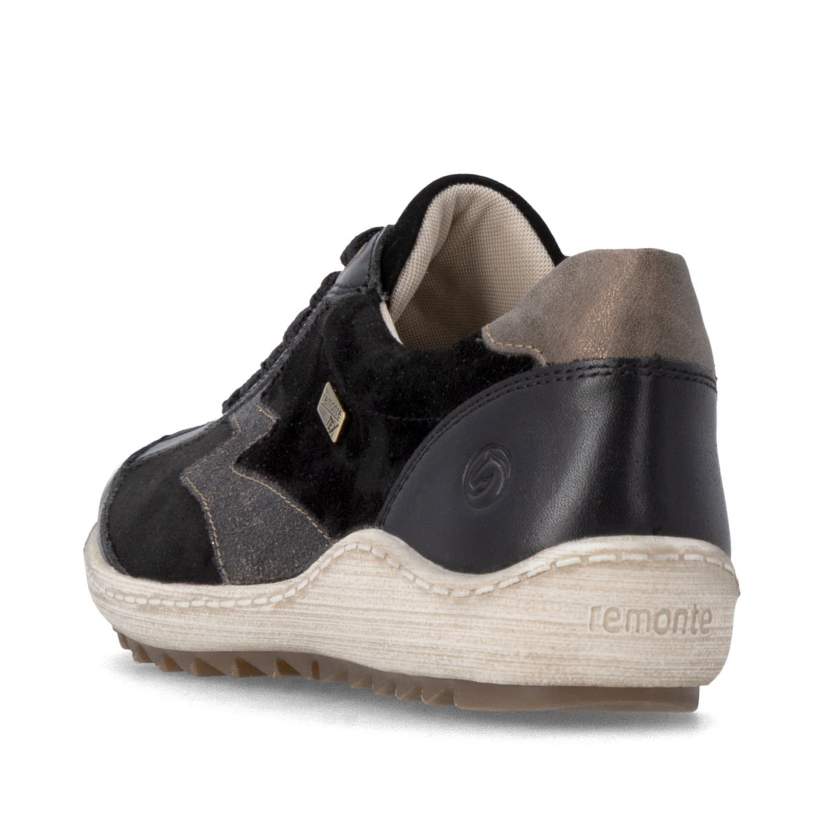 Remonte Damen Schnürschuhe - Schwarz