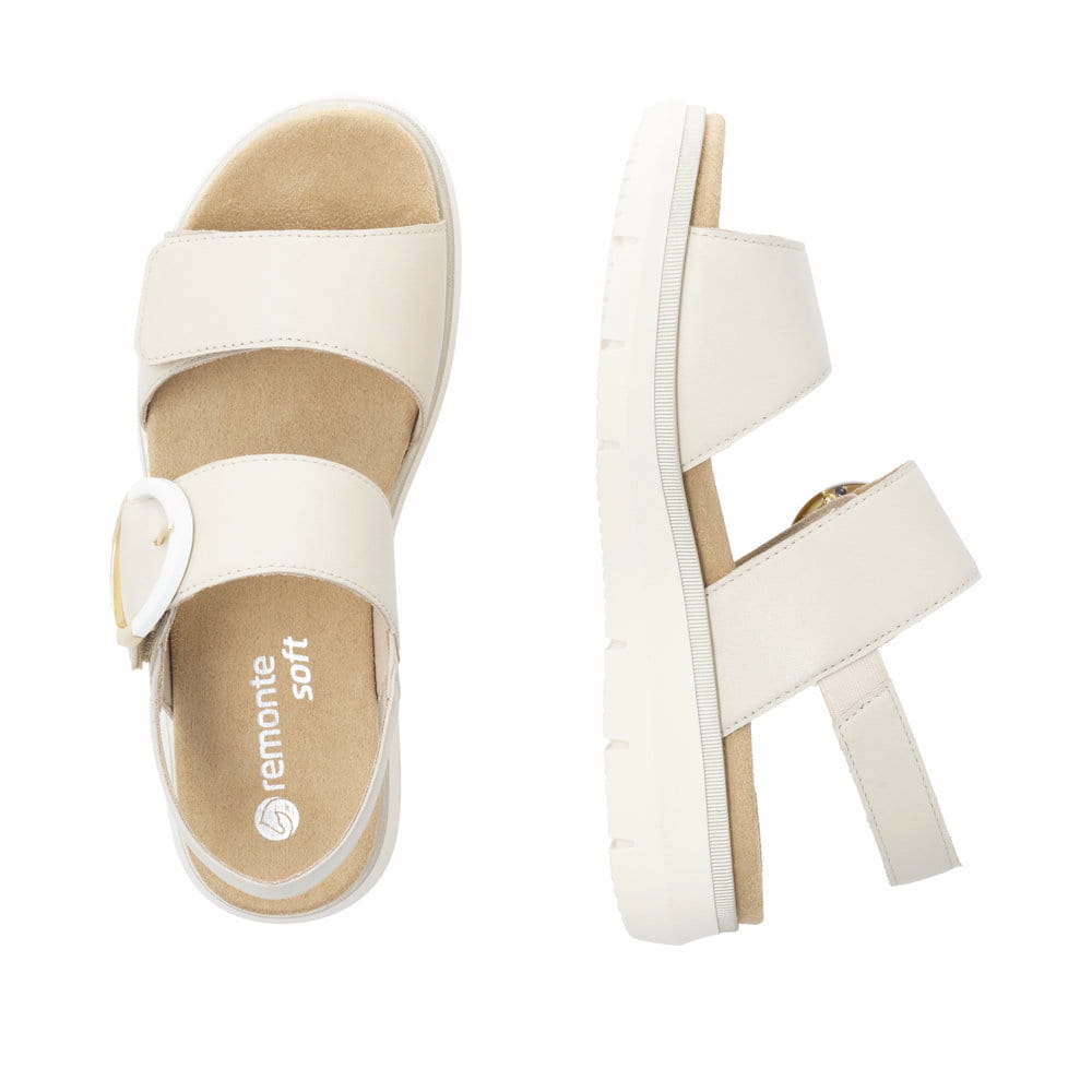 Remonte Damen Riemchensandalen - Weiss