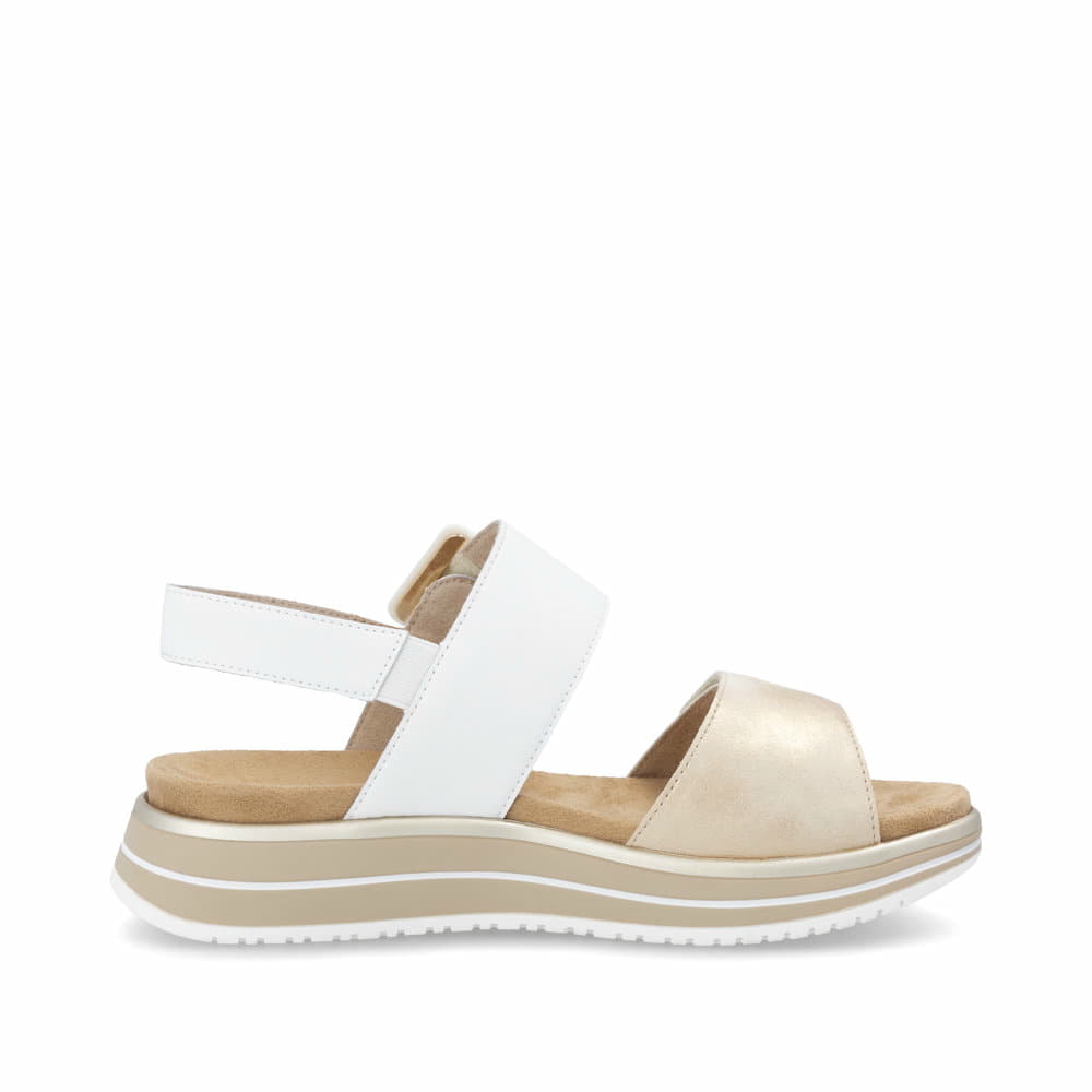 Remonte Damen Riemchensandalen - Weiss