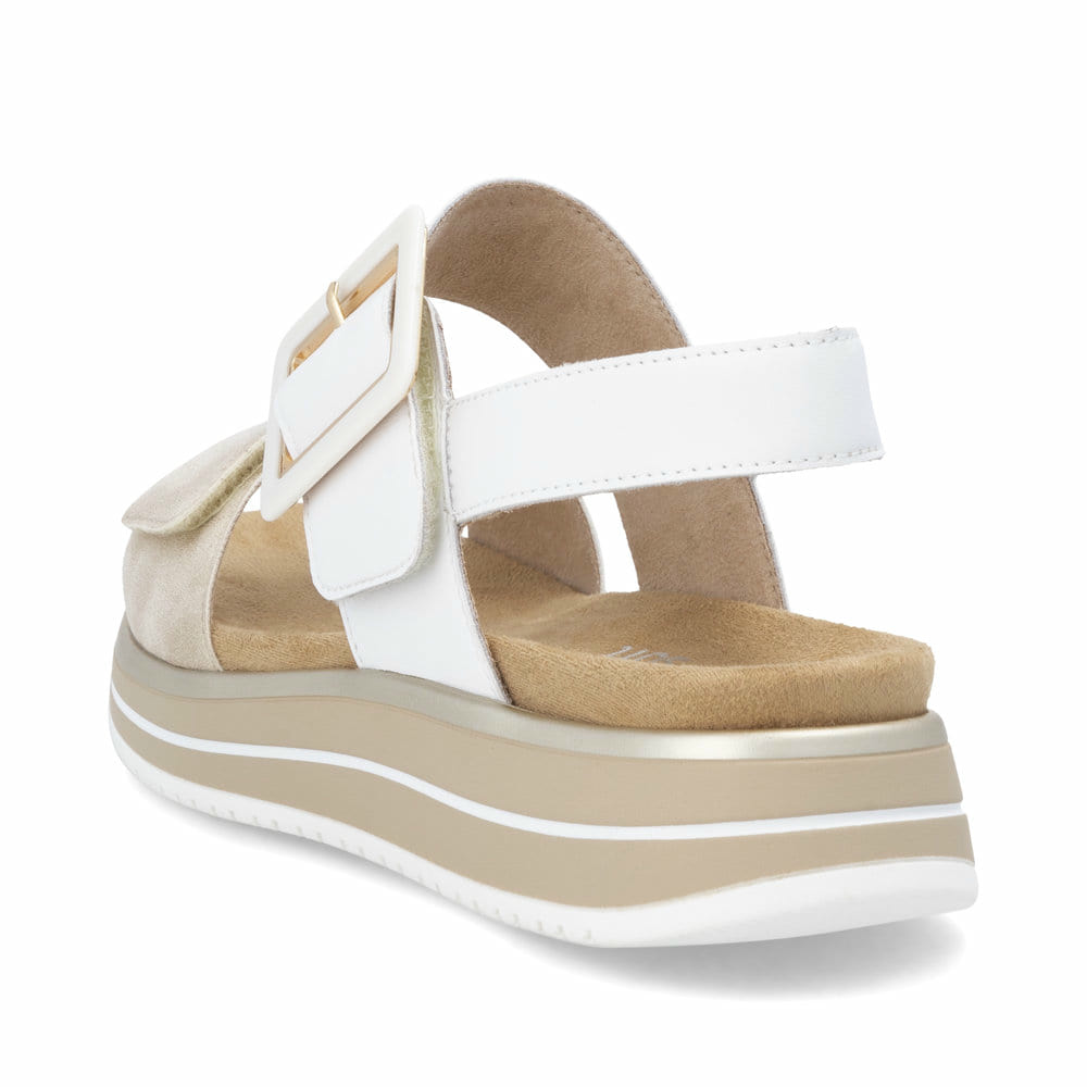 Remonte Damen Riemchensandalen - Weiss