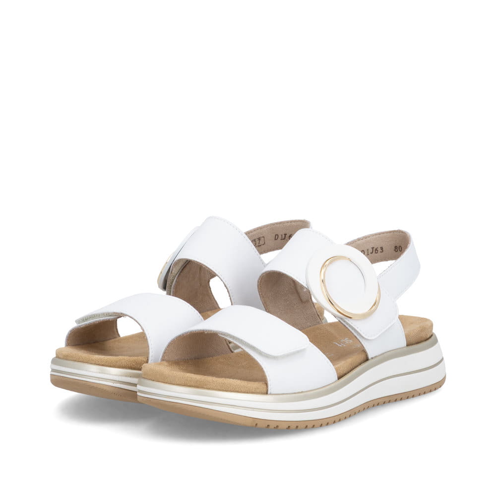 Remonte Damen Riemchensandalen - Weiss