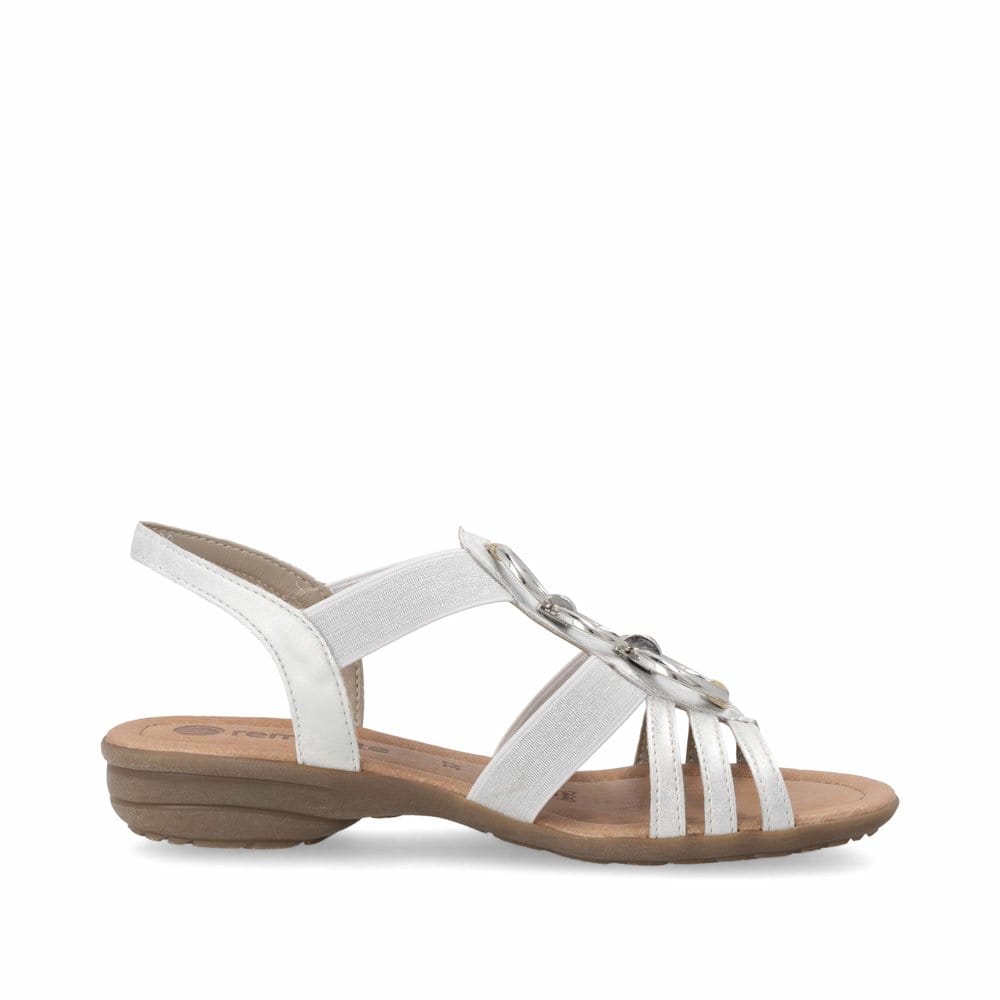 Remonte Damen Riemchensandalen - Weiss