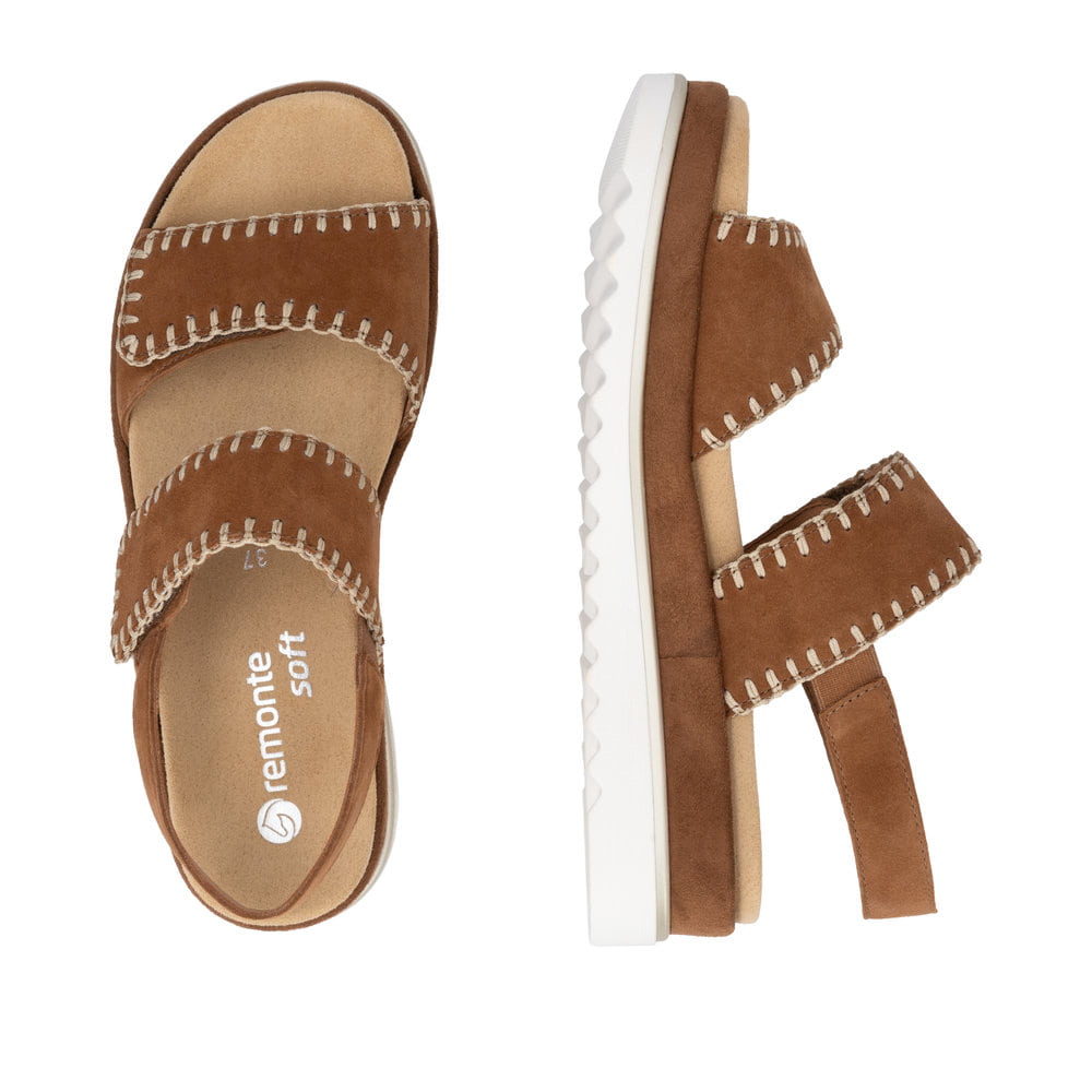 Remonte Damen Riemchensandalen - Braun