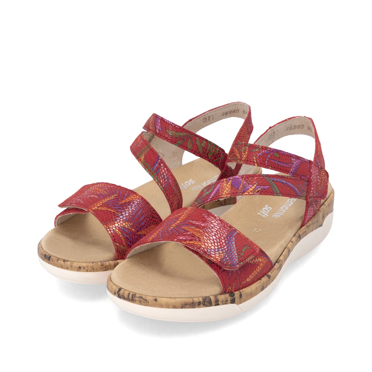 Remonte Damen Riemchensandalen - Rot