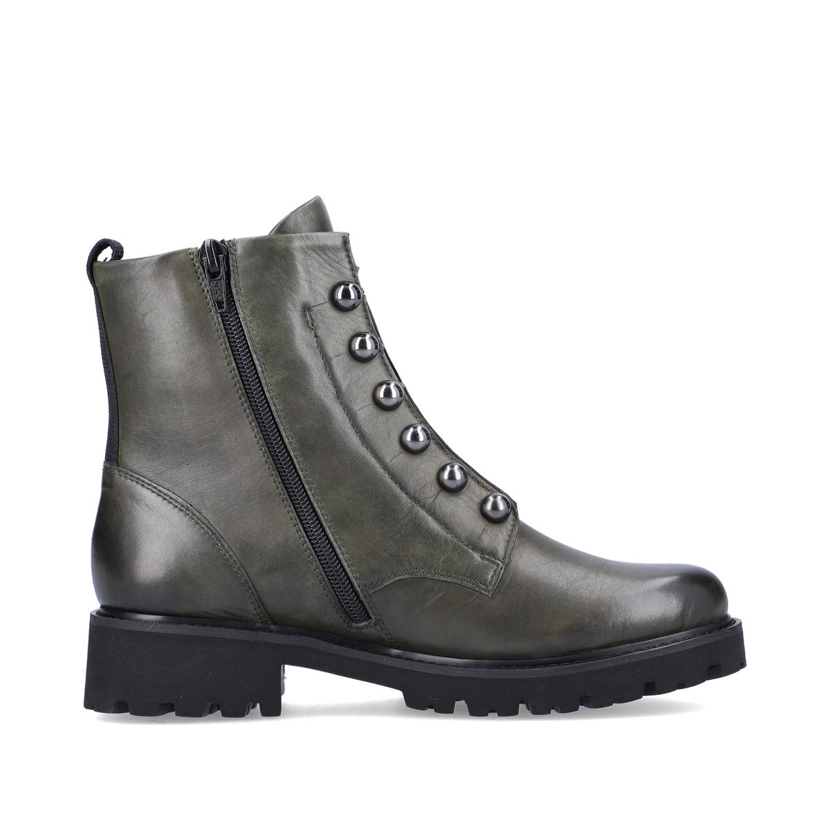 Remonte Damen Biker Boots - Grün