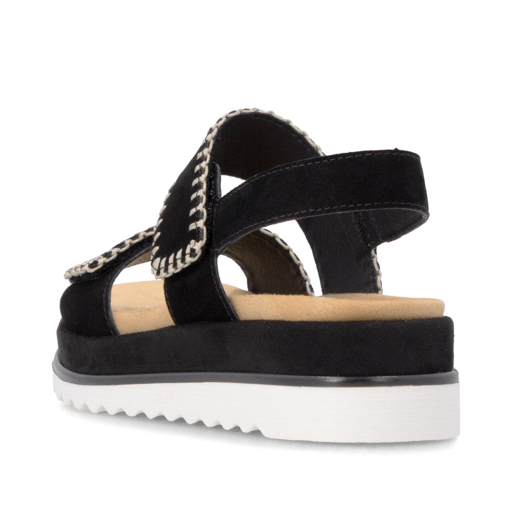 Remonte Damen Riemchensandalen - Schwarz