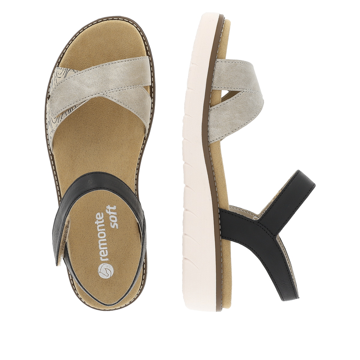 Remonte Damen Riemchensandalen - Beige