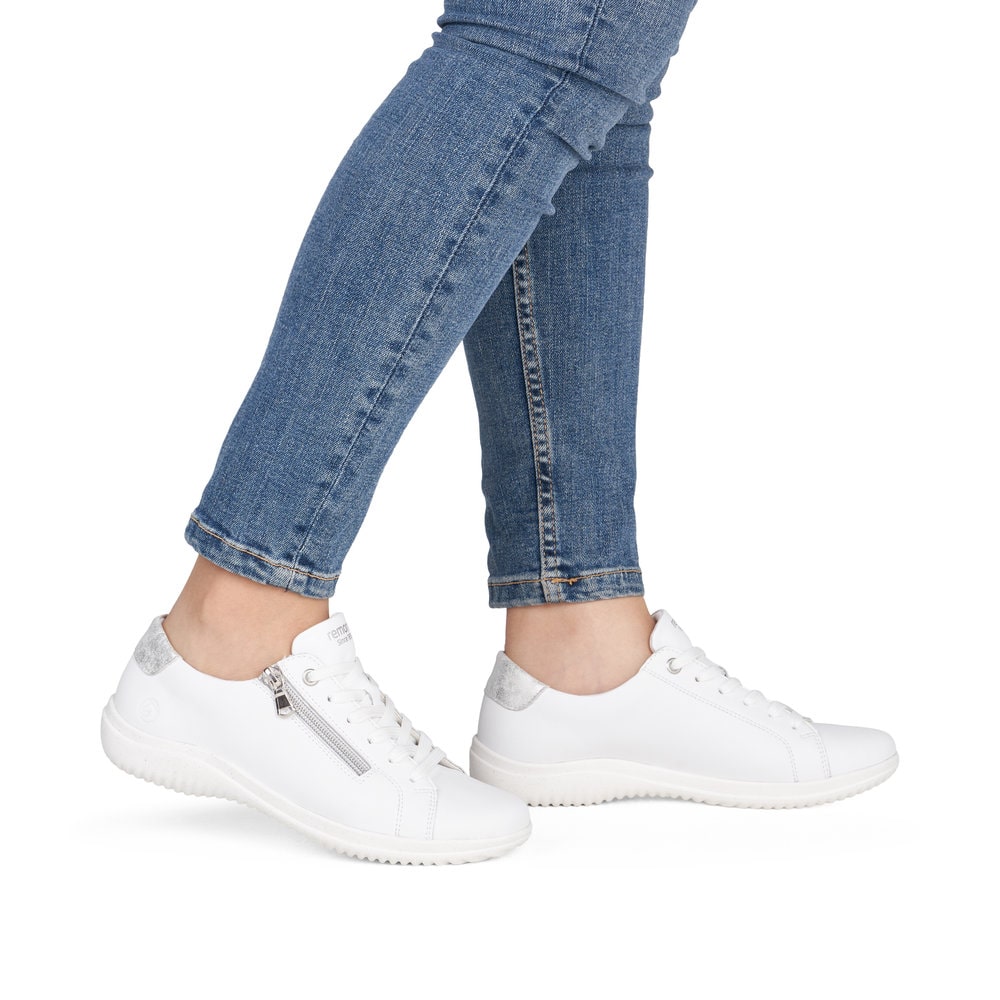 Remonte Damen Schnürschuhe - Weiss