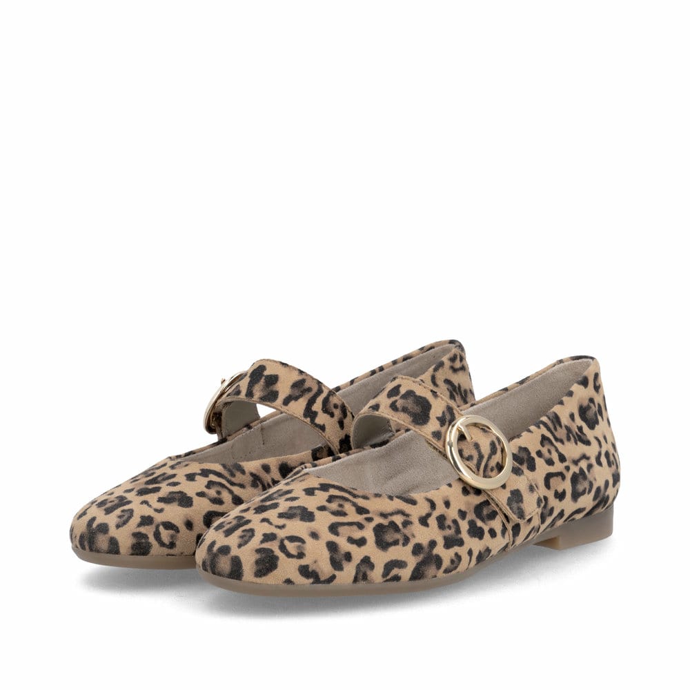 Remonte Damen Ballerinas - Animalprint